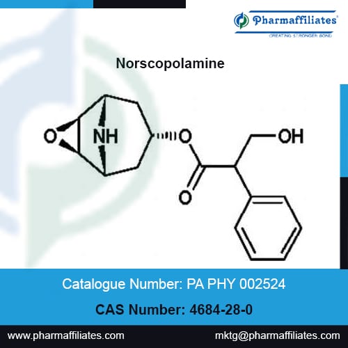 Norscopolamine, CAS No : 4684-28-0