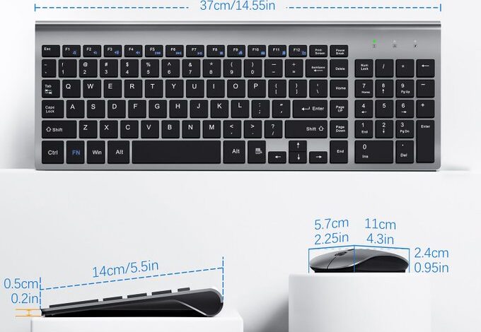 Moojay Super-Thin and Portable Design Keyboard and Mouse set