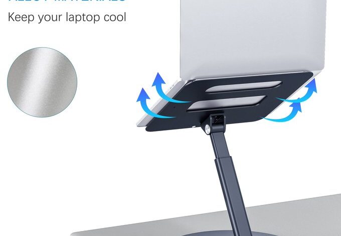 Moojay high-quality aluminum alloy Laptop stand.