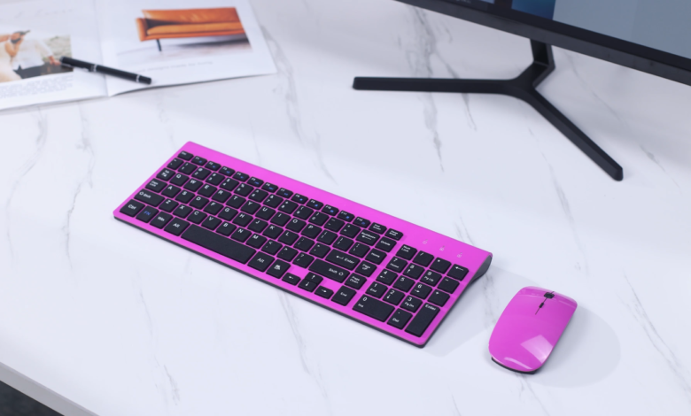 Moojay wireless keyboard and mouse combo